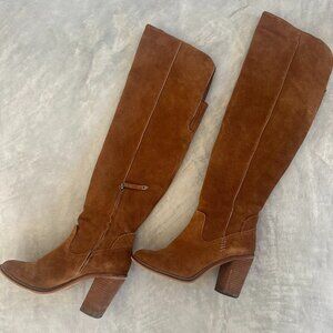 DOLCE VITA - Ohanna Over The Knee Boot, Tan Suede Size 7.5